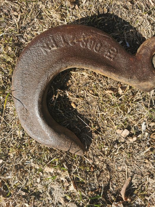 Lina stalowa z hakiem