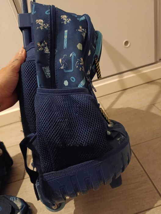 Mochila Sonic Conjunto Escolar Mochila + Lancheira + Estojo