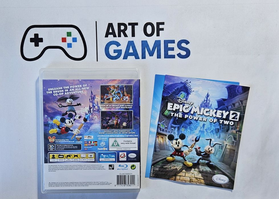 Epic Mickey 2 Power or Two Siła Dwóch Ps3 Playstation 3