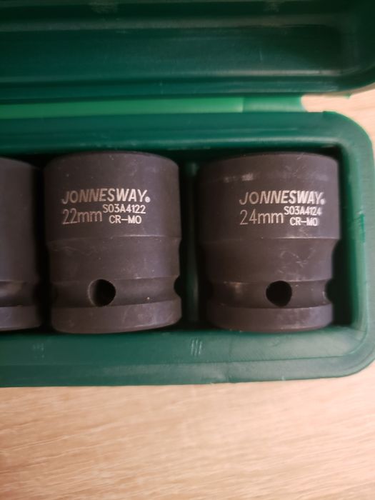 Торцевые головки ударные Jonnesway