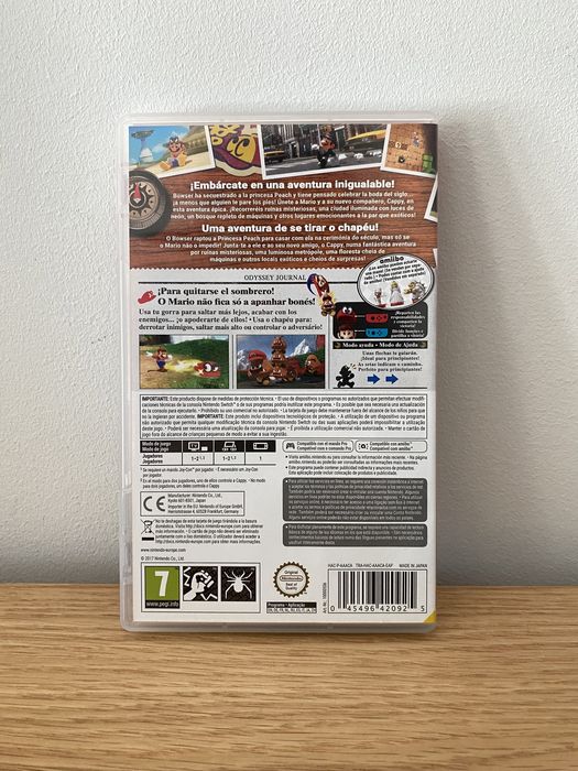 Super Mario Odyssey – Nintendo Switch (Completo)