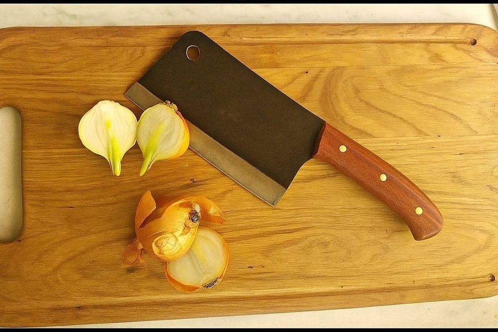 Tasak Kuchenny Nóż Ręcznie Robiony Custom Knifemaking Polska