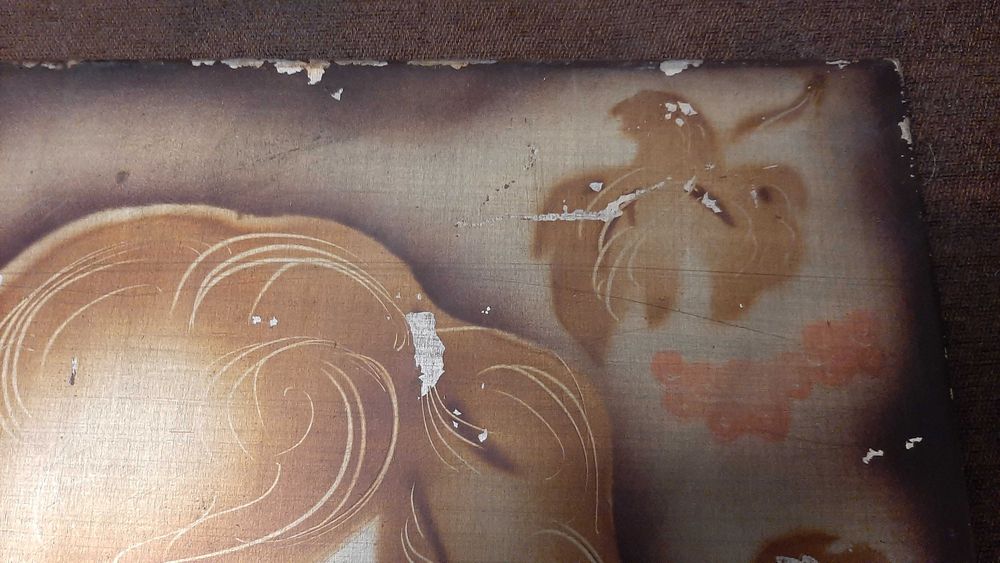 Советская Лаковая картина на металле  СССР