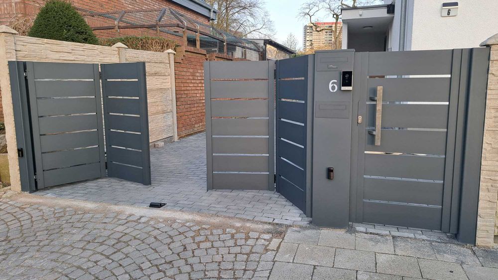 brama harmonijkowa brama składana