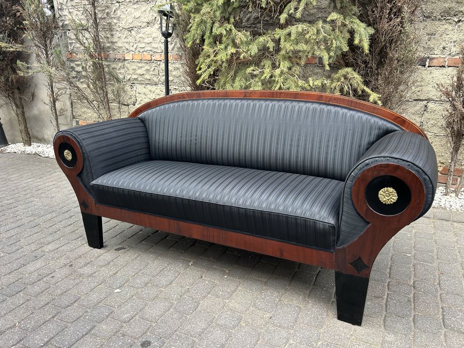 Antyczna Sofa Kanpa Biedermeier Antyk Uniakt Stan BDB