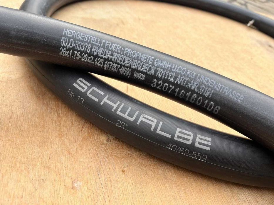 Камери 26: SCHWALBE Presta + NN Presta(Пара)