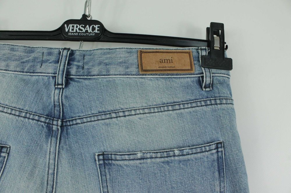 Класичні люкс джинси AMI Alexandre Mattiussi Blue Denim Straight Tapered Розмір W33/L34