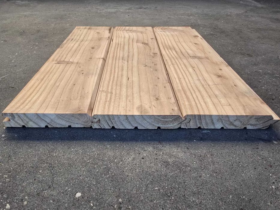 Podbitka Szalówka Elewacja Boazeria Faza Modrzew 121 lub 142 x 22mm