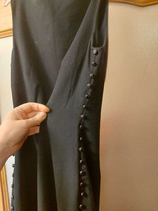 Сукня Vipart, подовжена, молодіжна, коктельна, чорна.