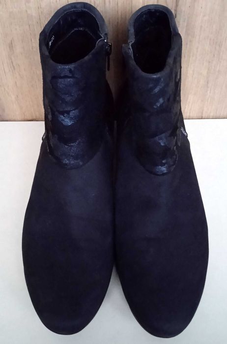 Французькі ботильйони, демі черевики, напівчеревики нубук, р. 40.5