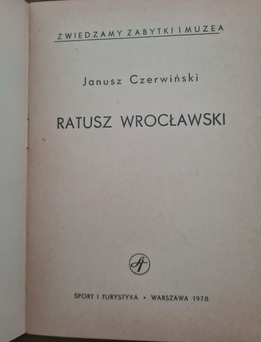 Ratusz wrocławski - Janusz Czerwiński
