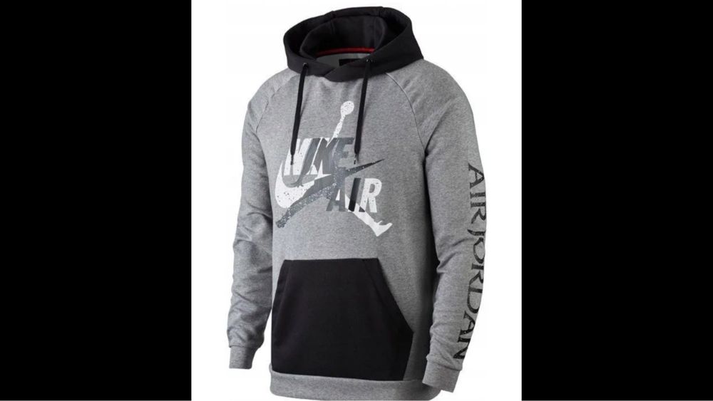 Nike Bluza męska Jordan Jumpman Classics szara  XL