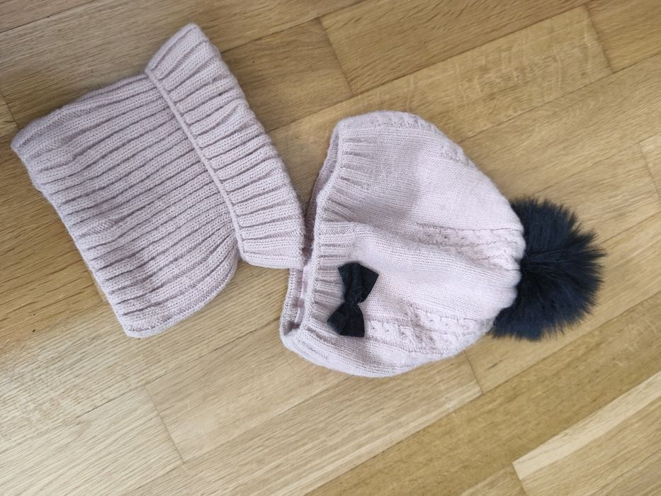 Zestaw zimowy czapka i komin