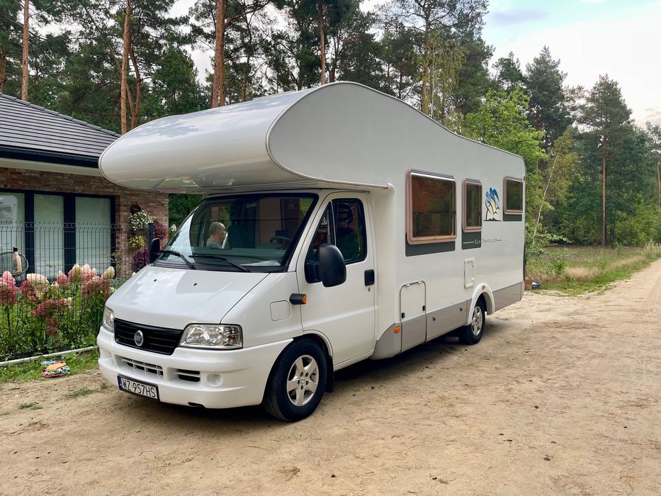 Kamper Knaus 2004, zamienię na działkę z dostępem do jeziora