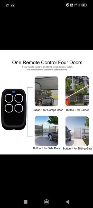 Controle Universal (Comando de garagem)443513190021877764