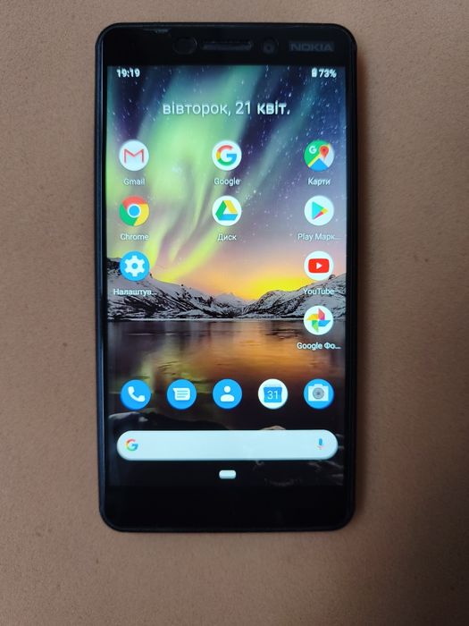 Смартфон Nokia 6.1 модель TA-1043 в гарному стані.