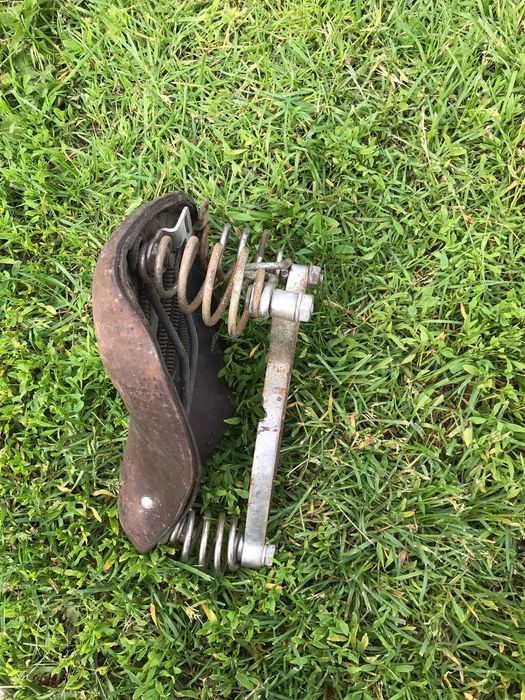 Siodełko do roweru ze skóry PRL