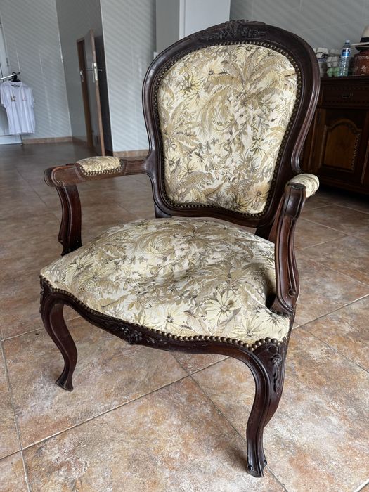 cadeirões poltronas Vintage ou bergeres do Estilo Luís XV