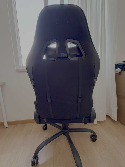 Cadeira Gaming Qilive Q.3532 Tecido Cinza (Como Nova na Caixa)