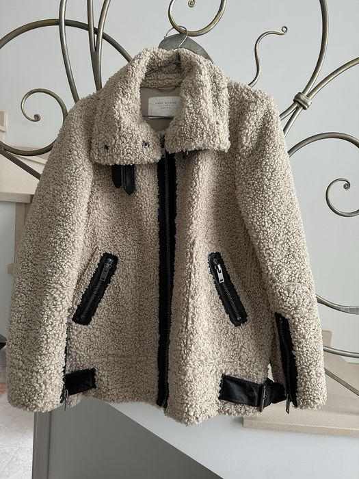 Куртка бомбер Zara Woman XS тедді оригінал