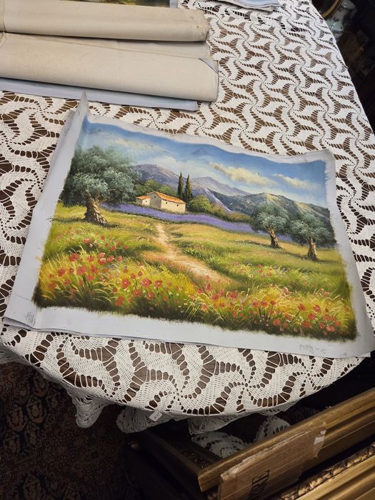Paisagens rurais em tela