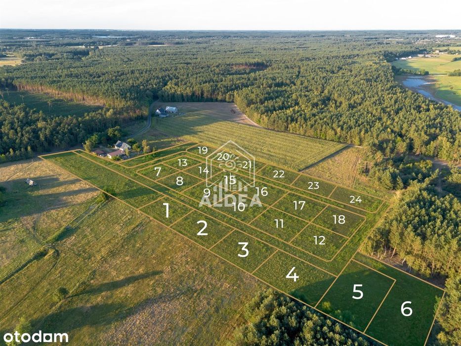 Działki budowlane pod lasem w Jakubowie
