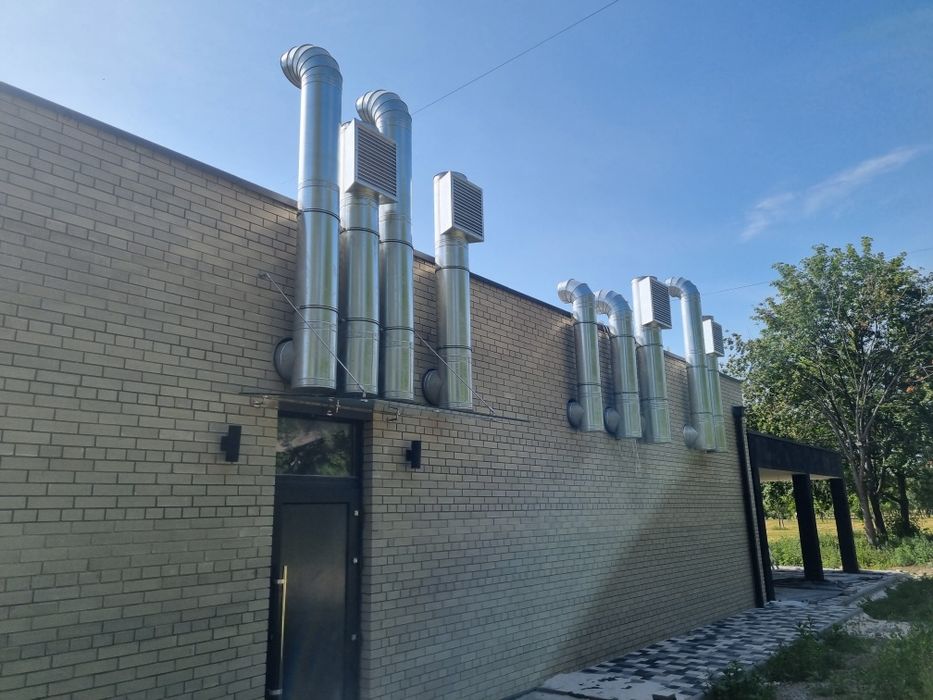 Вентиляція. Виготовлення повітроводів.  Вироби з жерсті.