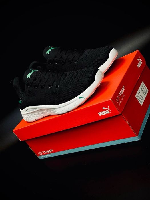 Мужские кросовки пума / черные мужськие красовки пума на лето / кросовки puma / акционная цена 993 грн / подошва SpEVA