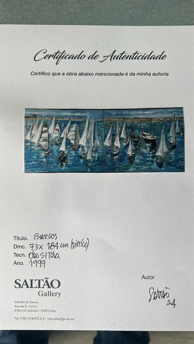 Lote de Pinturas a Oleo Nelio Saltão