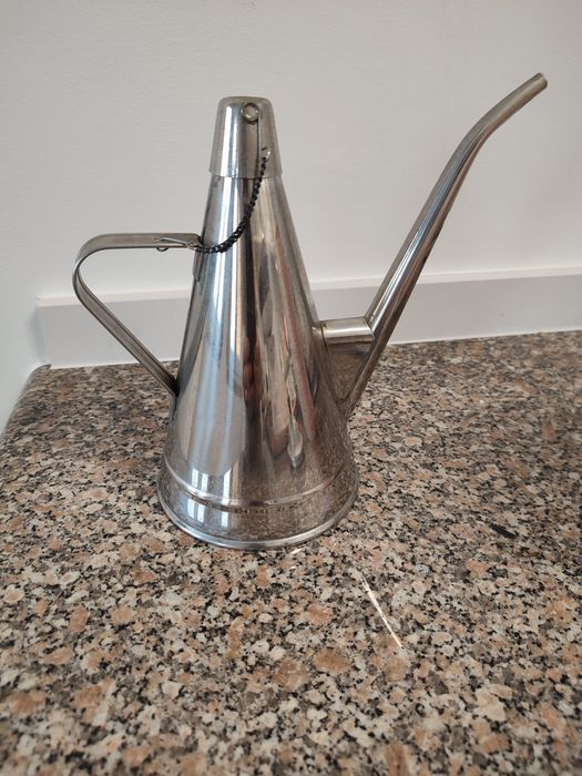 Almotolia de azeite em aço inoxidável