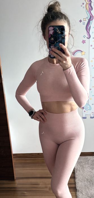 Bezszwowy longsleeve Blaze Marshmallow Pink Melange marki Carpatree
