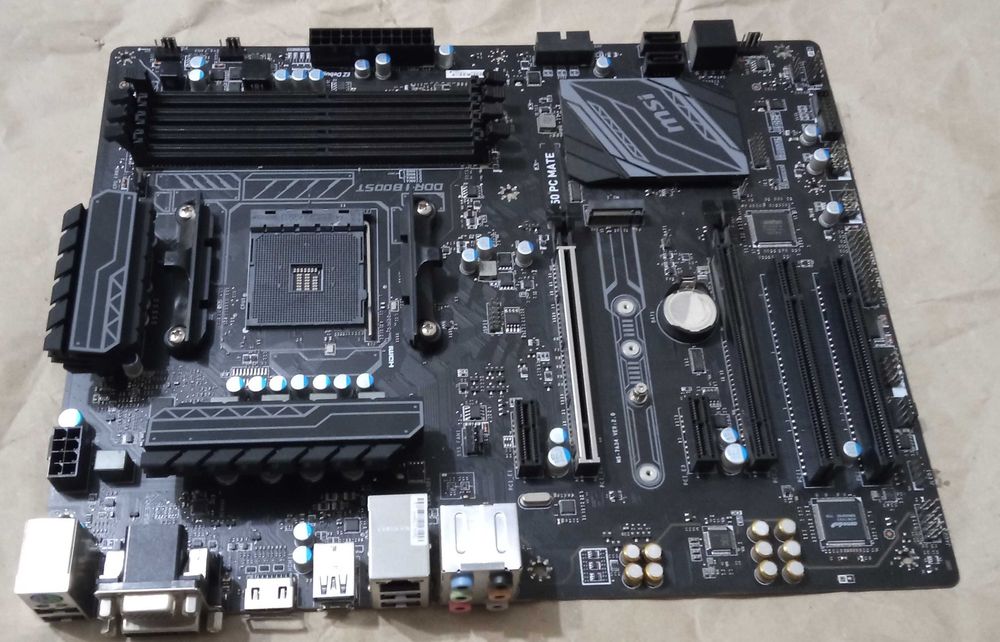 Материнська плата MSI B350 PC Mate (sAM4, AMD B350, PCI-Ex16)