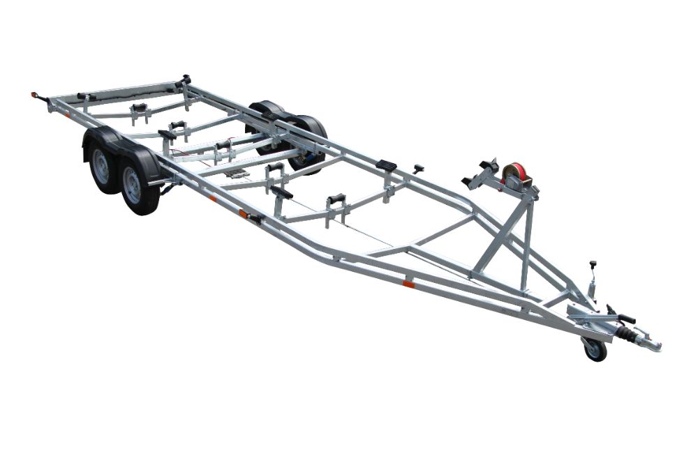 NOWA PRZYCZEPA podłodziowa PP-3000, DMC 3000 kg, ładowność 2550 kg