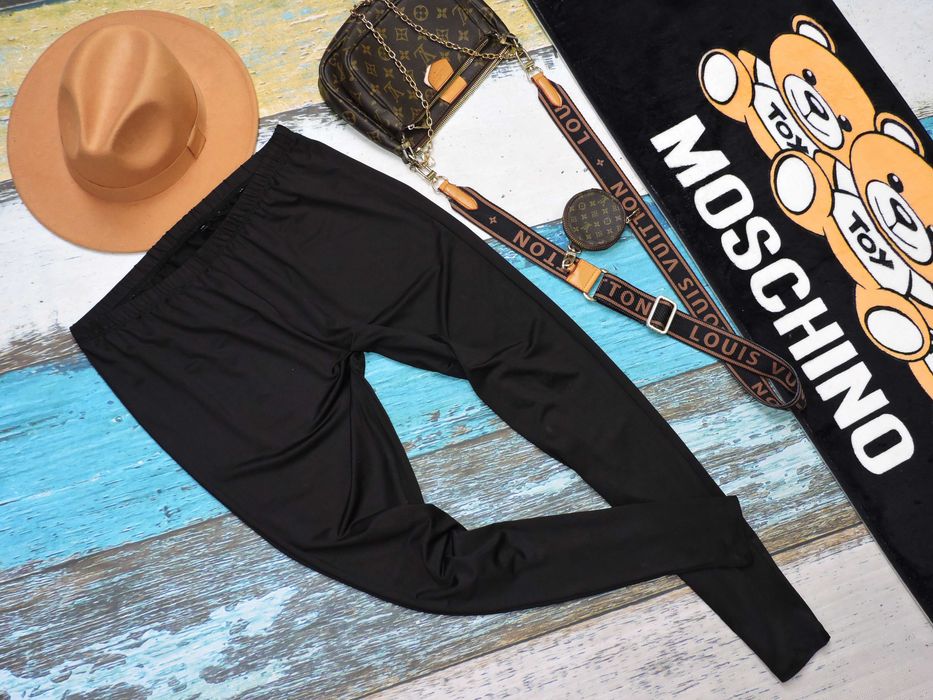 Kryper Czarne gładkie legginsy L/XL