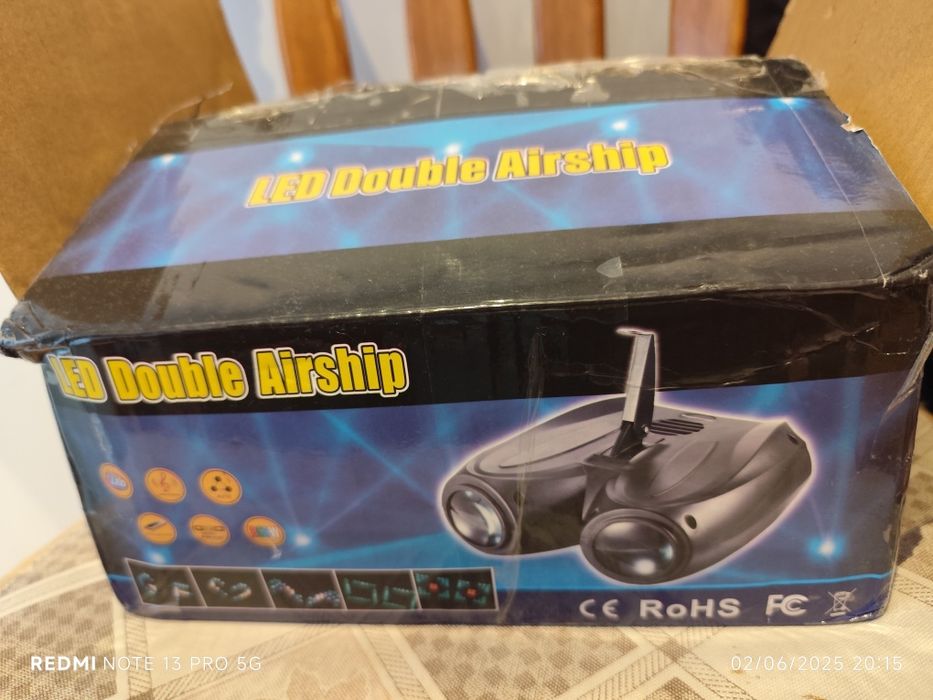 Laser double airship