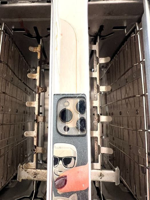 Тостер Smeg б/у мʼятного кольору