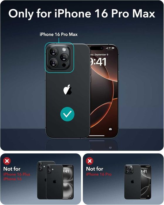 Защитное стекло ESR Стекло для iPhone 16 Pro Max (3 шт)