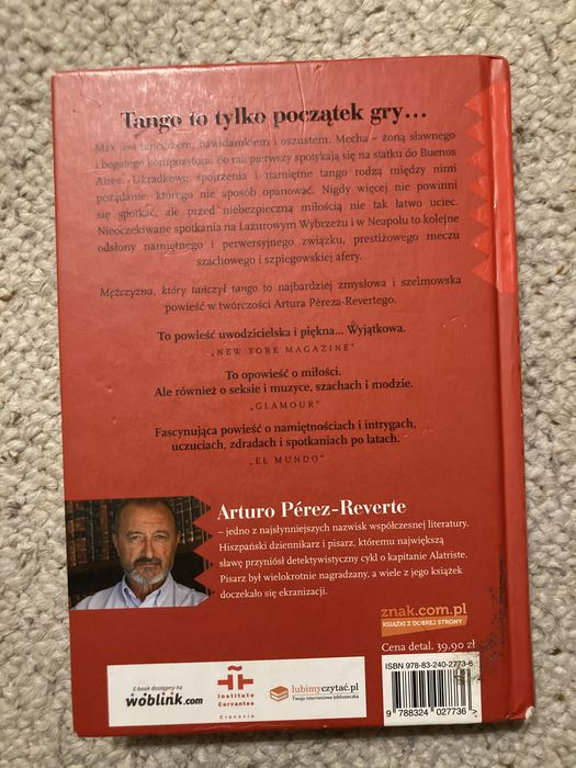 Mężczyzna który tańczył tango Arturo Perez Reverte