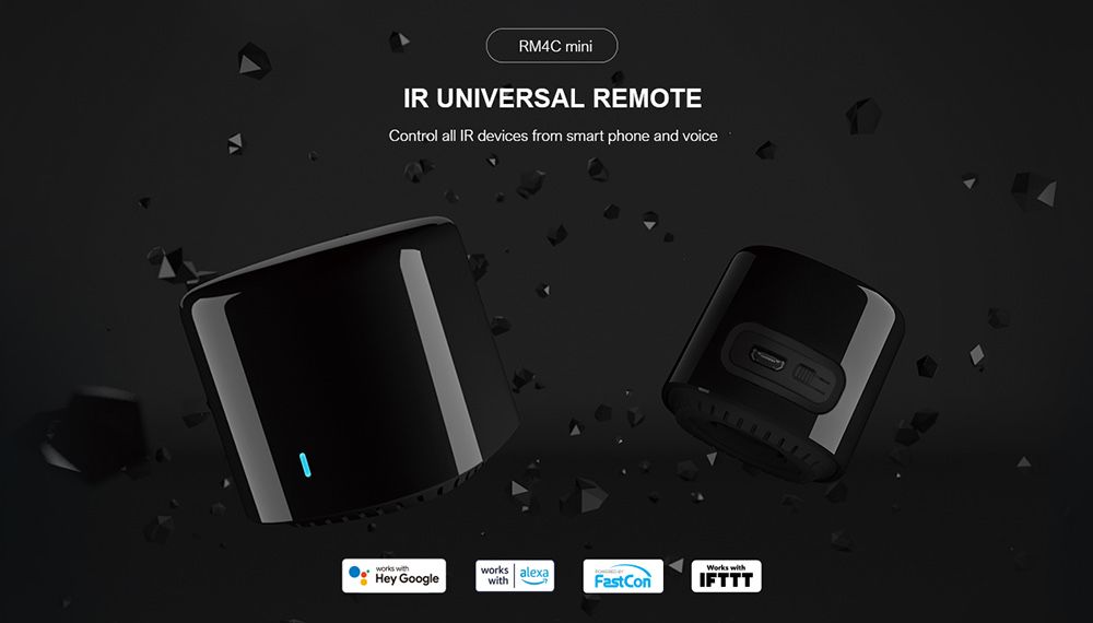 Broadlink BestCon RM4C Mini IR Controller R Google Home / Alexa