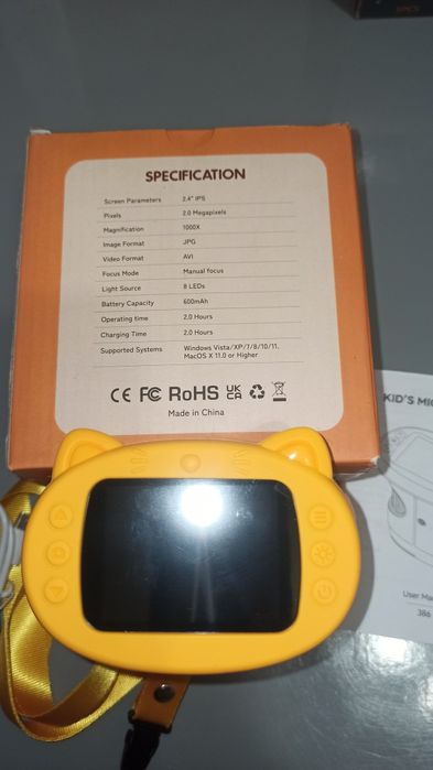 мікроскоп KIOS. 
Збільшення: 1000x