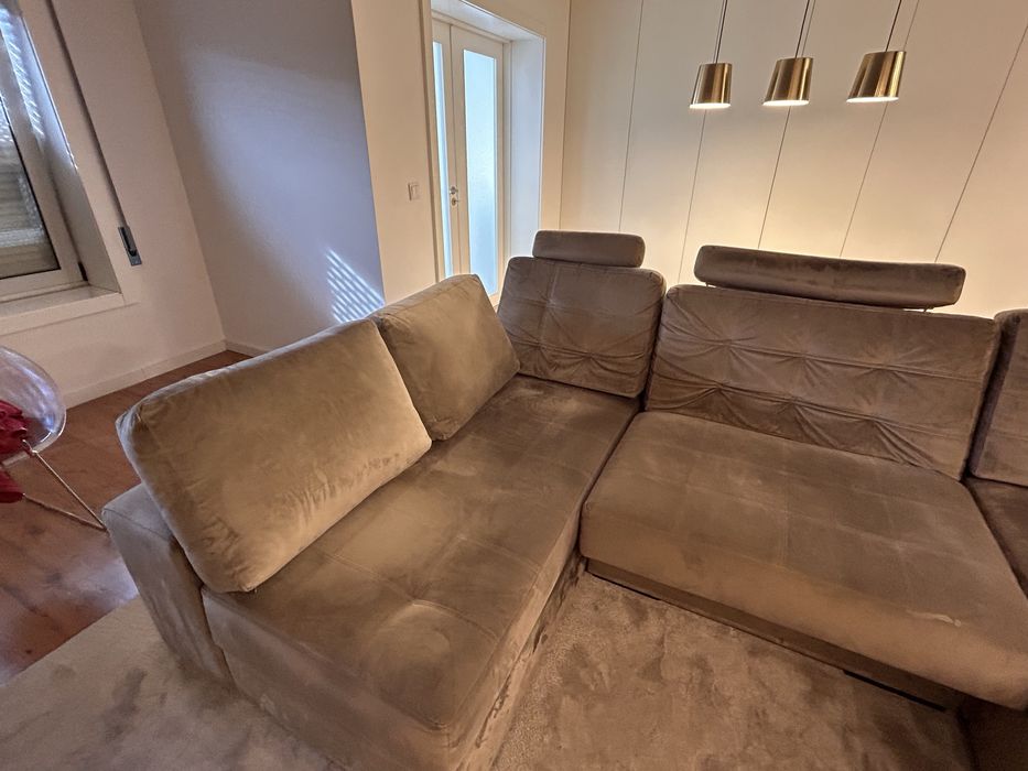 Sofá modular grande em U