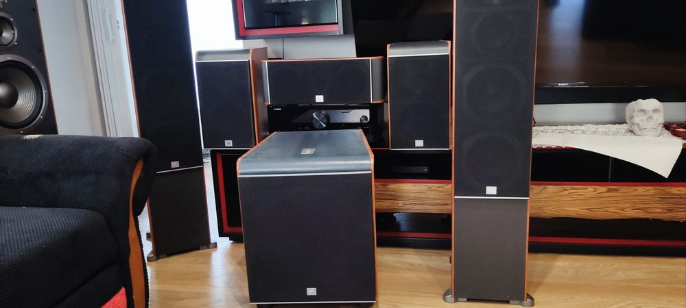 Glośniki JBL ES 80 + Yamaha RX-V6A