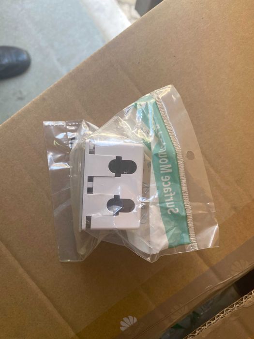 RJ45 Socket - White - Dual440852835950274561