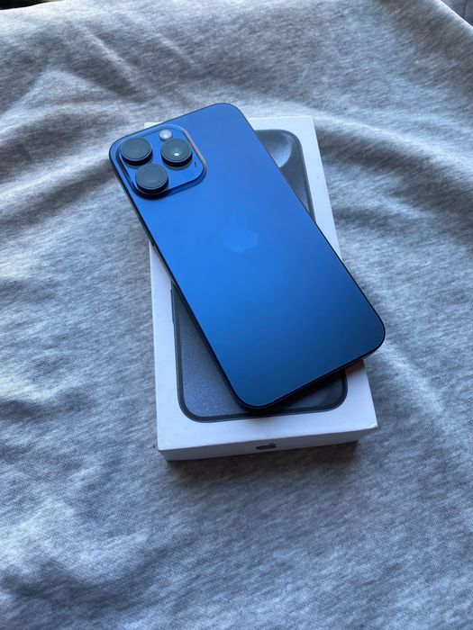 iphone 15 pro 256 blue - купить мобильные телефоны и смартфоны