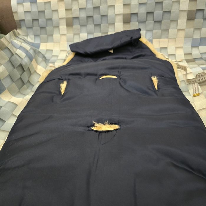 Конверт на овчині для коляски