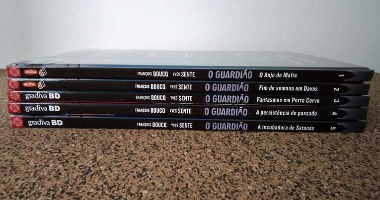 5 BDs: O Guardião - Agente Secreto do Vaticano (coleção completa)