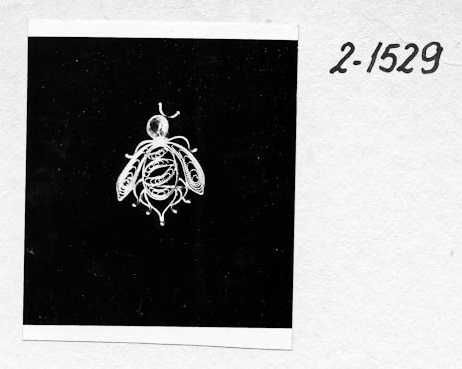 Srebrna Broszka - MUCHA - 2,95g - A. Folfas - 1980 rok - IMAGO ARTIS