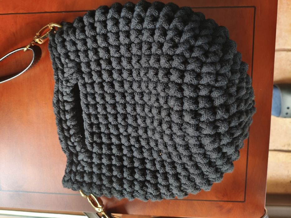 Torba ze sznurka bawełnianego Hand made