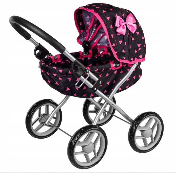 Wózek Dla Lalek Dla Dzieci Składany Daszek Lekki Stabilny Lalki