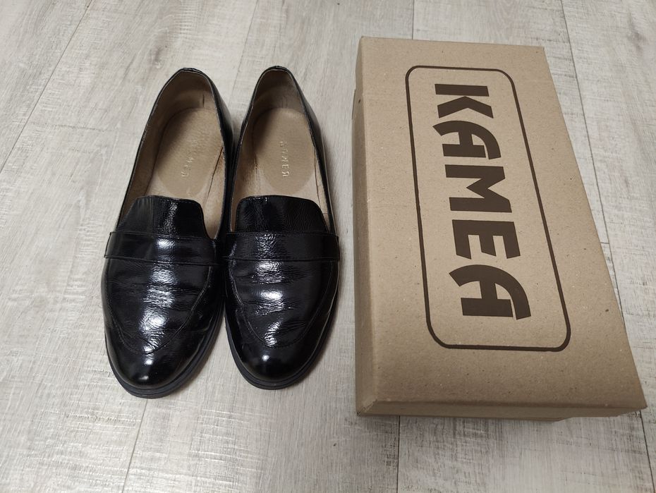 Шкіряні лофери 39 розміру 26 см устілка